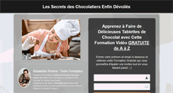 Desktop Screenshot of formation-chocolatier.com
