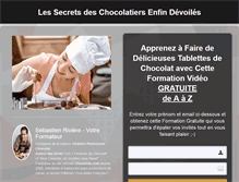 Tablet Screenshot of formation-chocolatier.com